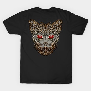 Decorative cat head T-Shirt